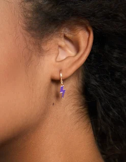 BERSHKA Lot 10 boucles d’eilles ear-cuff charm croix Or Flash Sale