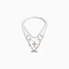BERSHKA Lot 3 colliers chaîne Argent Store