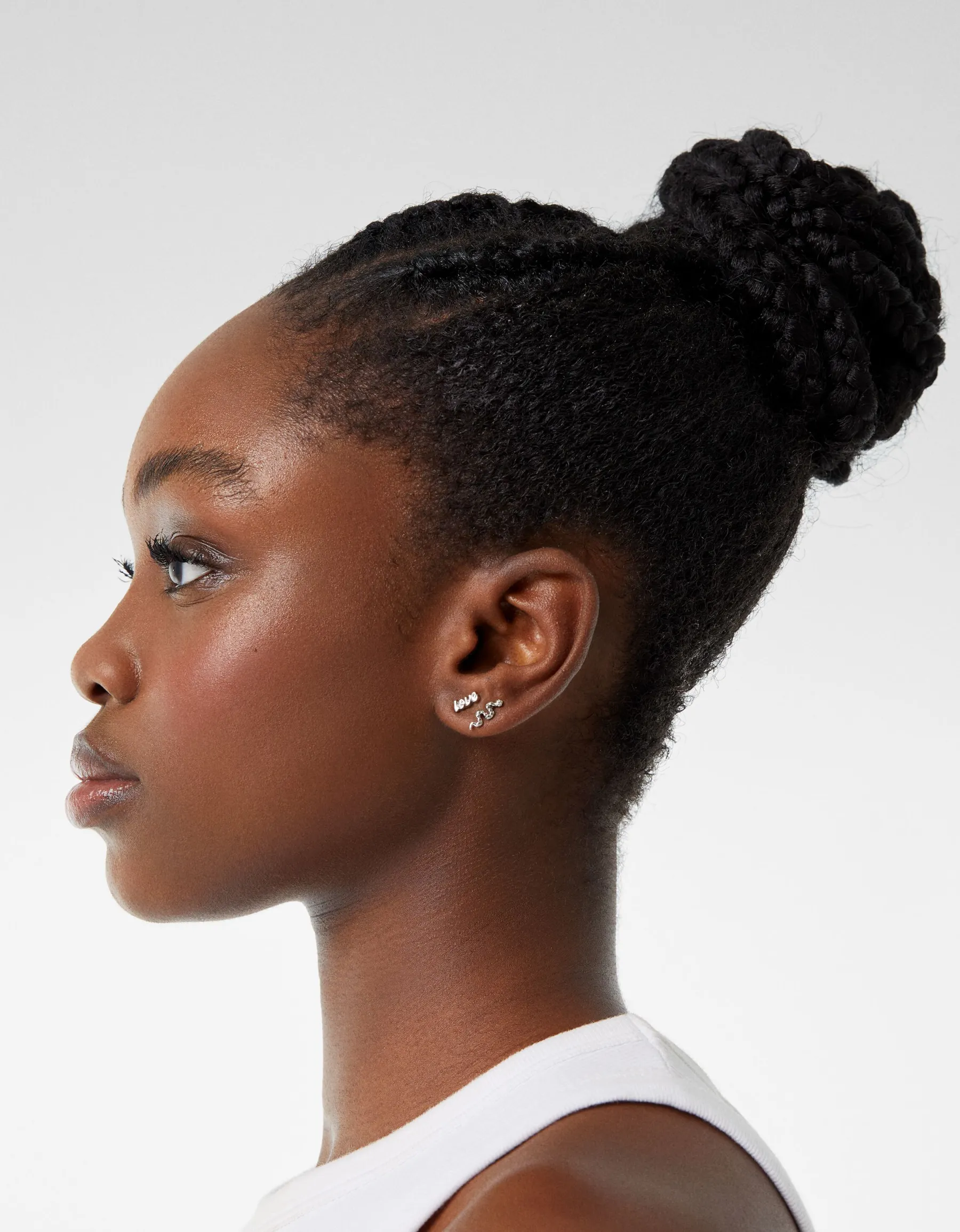 BERSHKA Lot 20 paires de boucles d’oreilles croix papillon Argent Sale