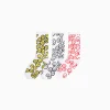 BERSHKA Lot 3 paires de chaussettes imprimées Blanc Online