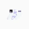 BERSHKA Lot 3 paires de chaussettes imprimées Violet Best Sale