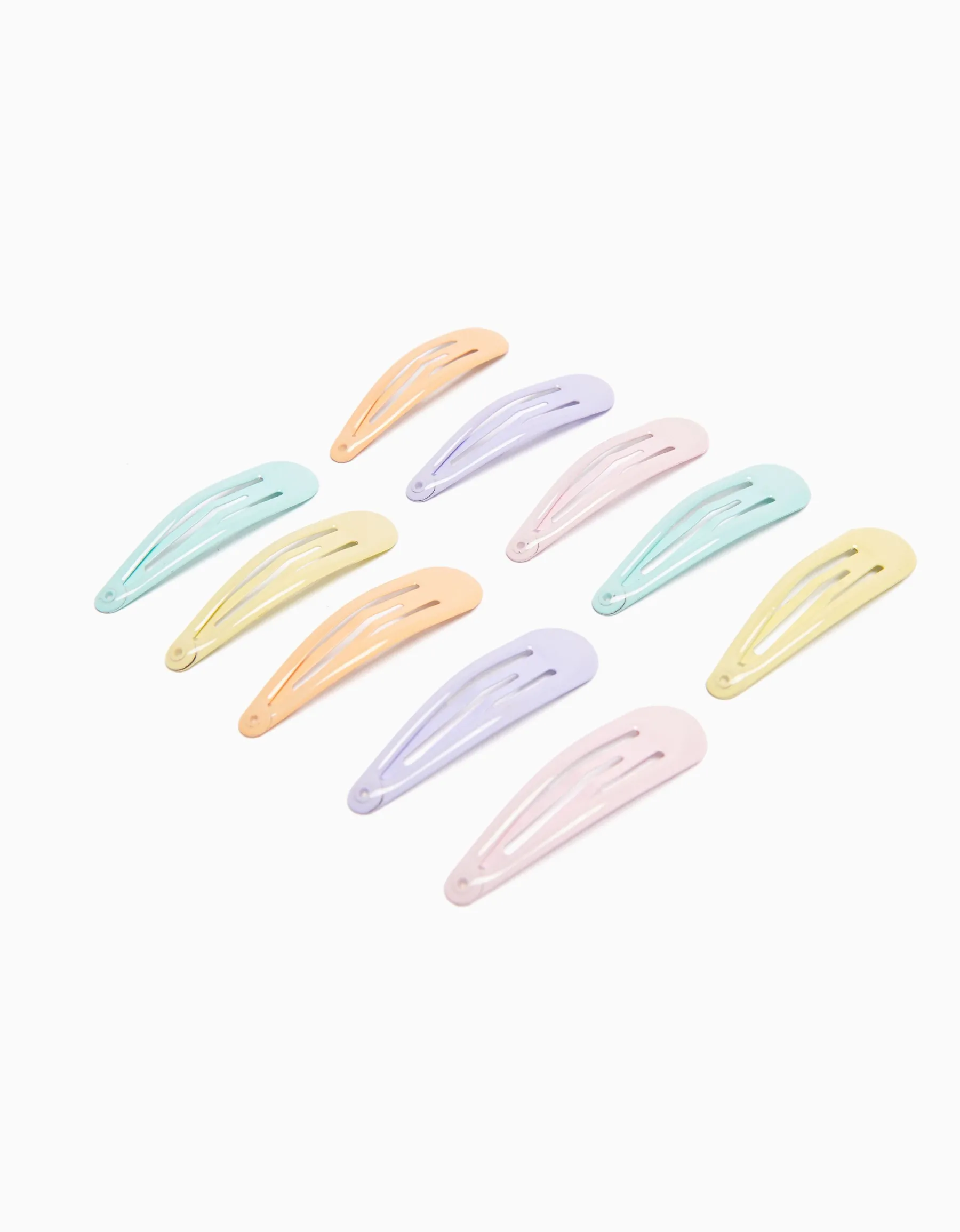 BERSHKA Lot 10 pinces couleurs Rose Cheap