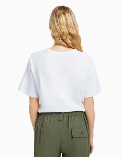 BERSHKA Lot 2 T-shirts oversize manches courtes Multicouleur Sale
