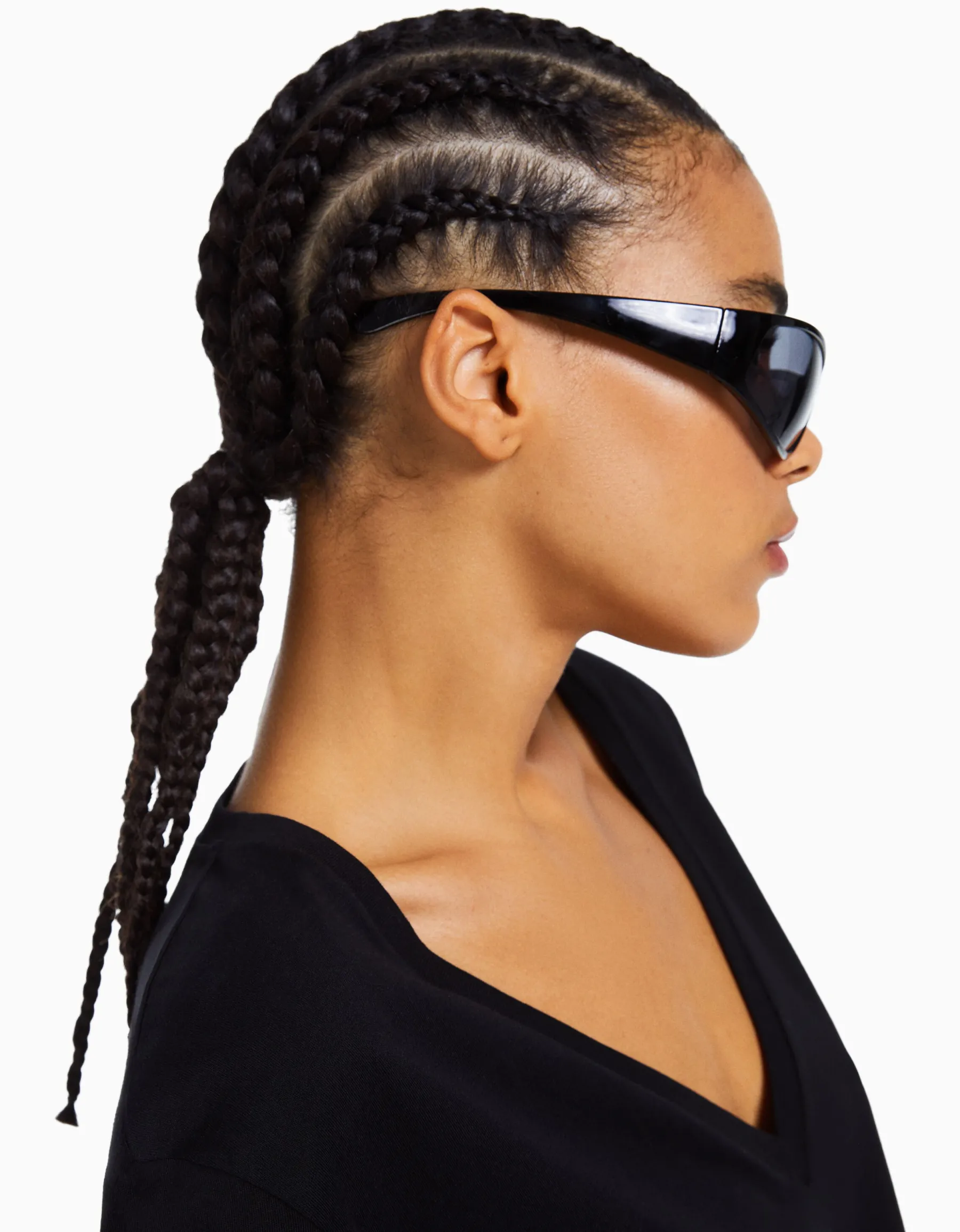 BERSHKA Lunettes cycling Noir Best Sale