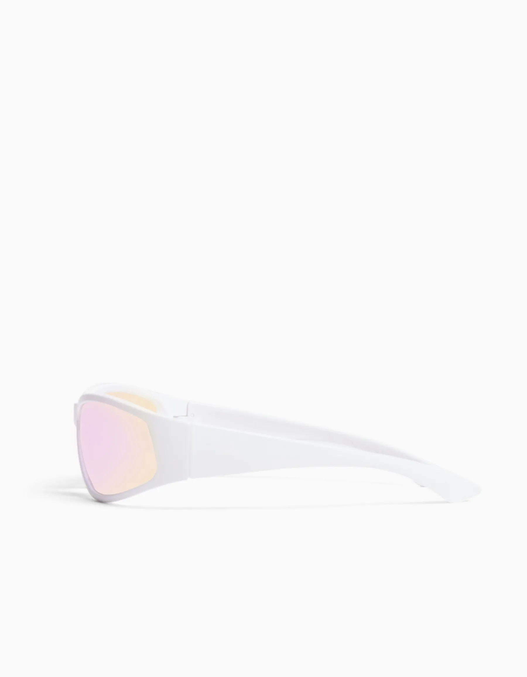 BERSHKA Lunettes cycling colorées Blanc Best Sale