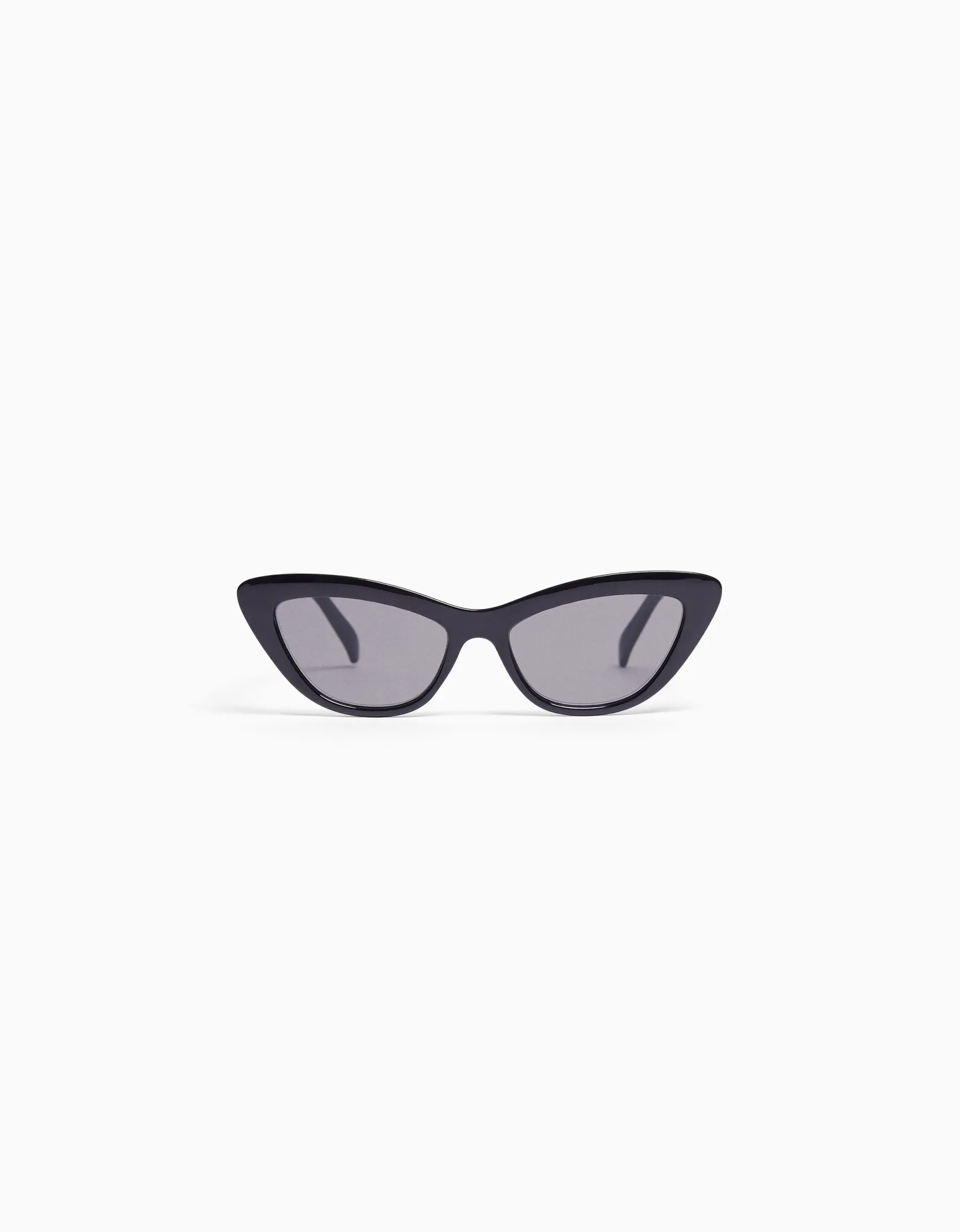 BERSHKA Lunettes de soleil œil de chat Noir New