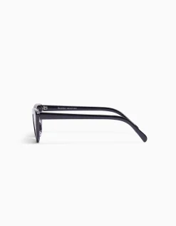 BERSHKA Lunettes de soleil œil de chat Noir New