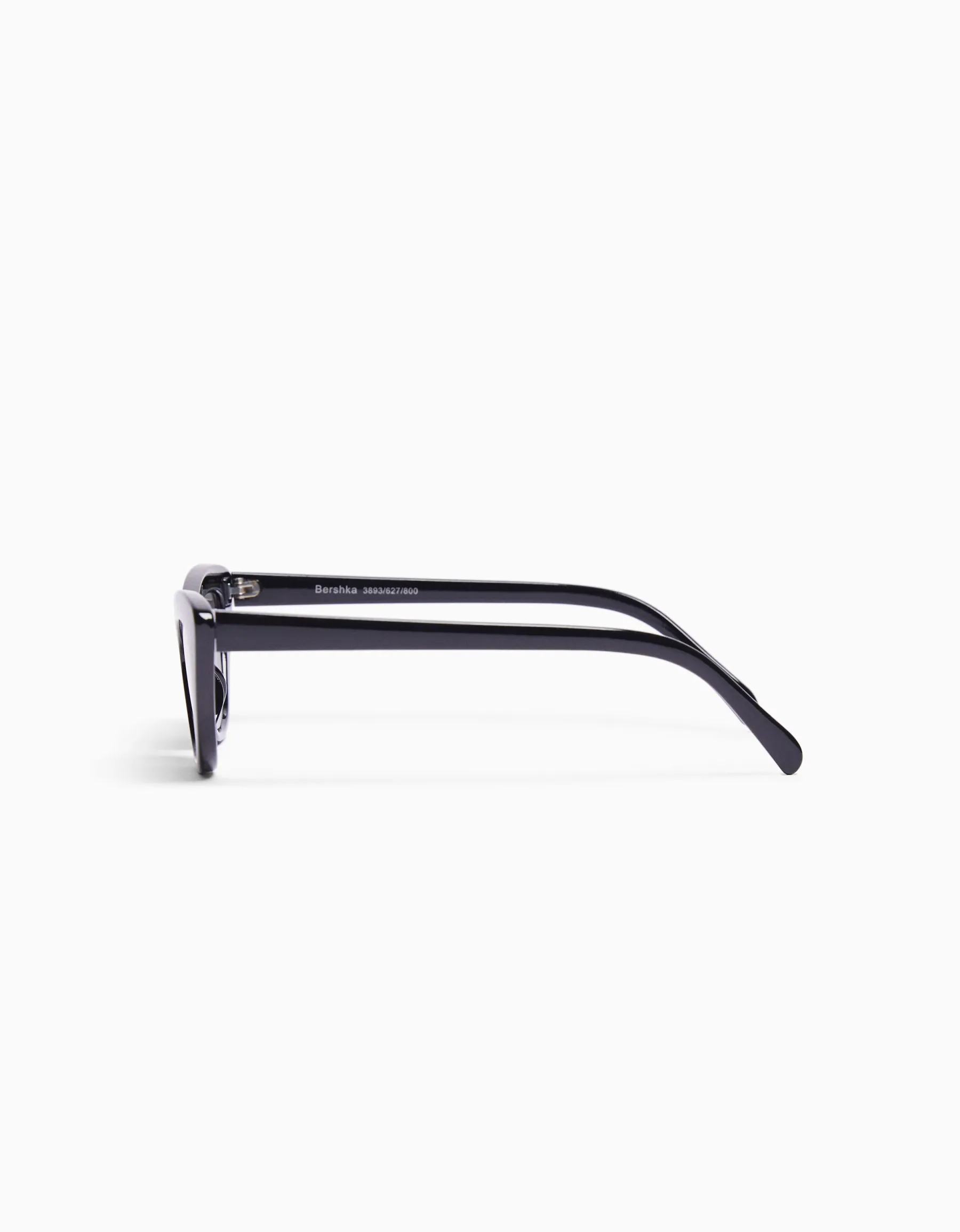 BERSHKA Lunettes de soleil œil de chat Noir New