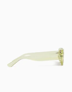 BERSHKA Lunettes de soleil rectangulaires Vert Sale