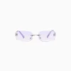 BERSHKA Lunettes de soleil sans monture détail Violet Cheap