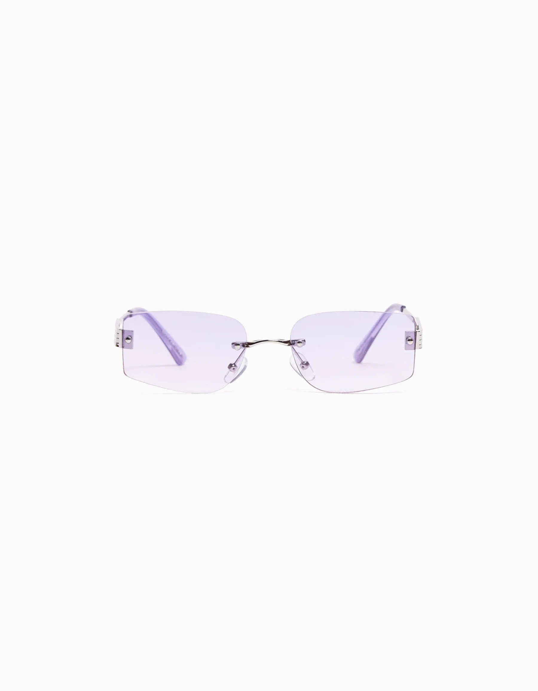 BERSHKA Lunettes de soleil sans monture détail Violet Cheap