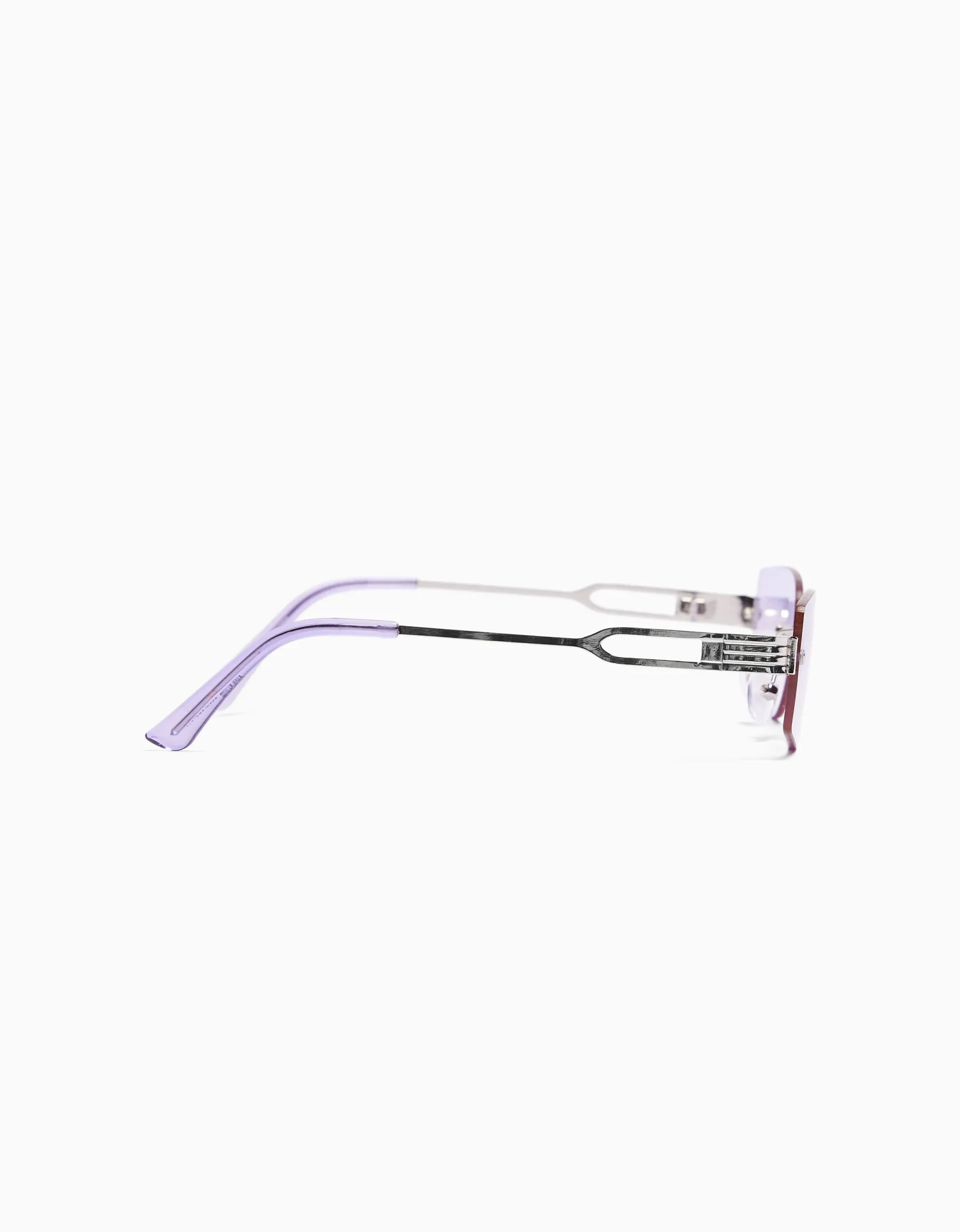 BERSHKA Lunettes de soleil sans monture détail Violet Cheap