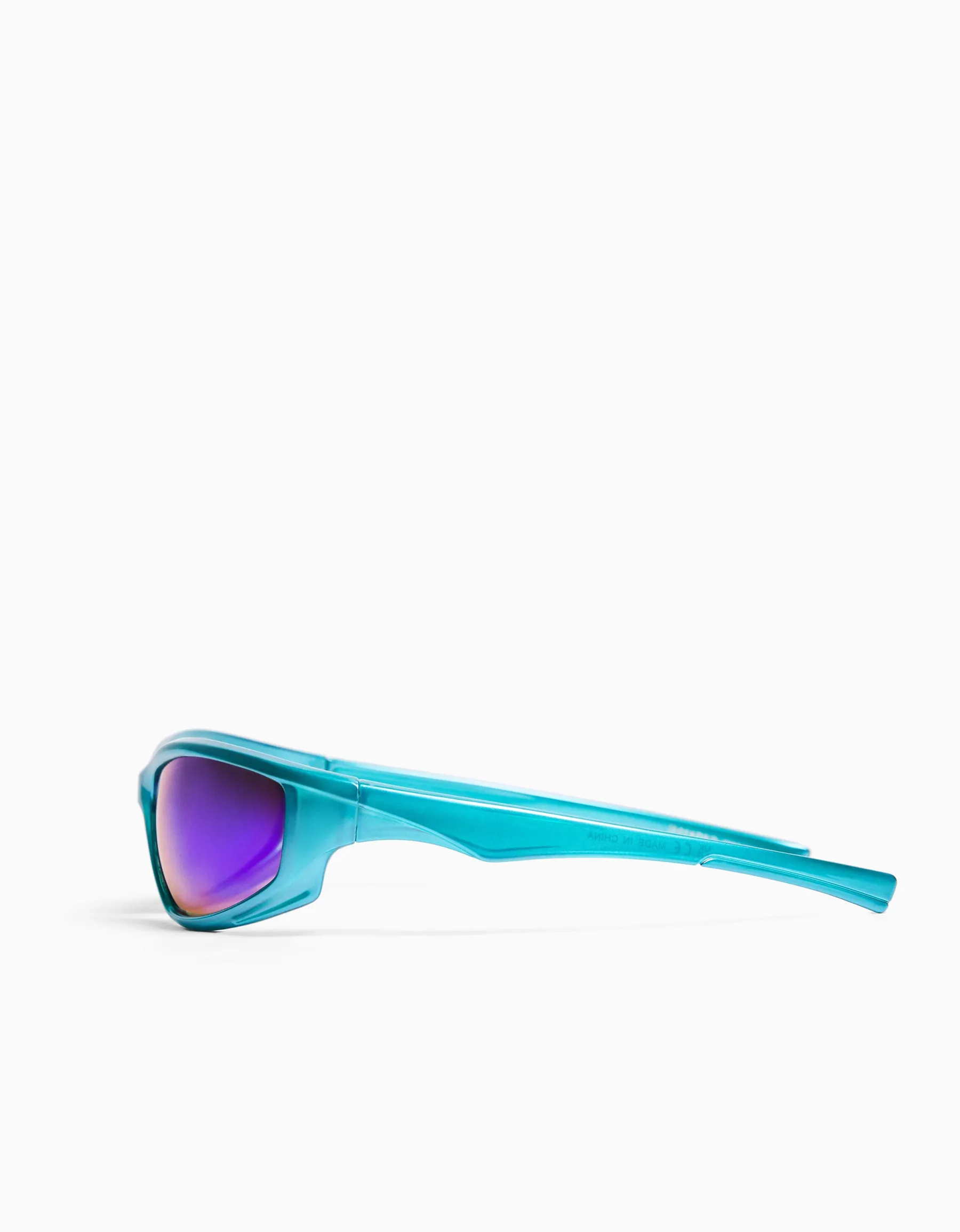 BERSHKA Lunettes vélo Bleu Flash Sale