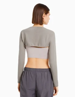 BERSHKA Manchettes basiques Rose Hot
