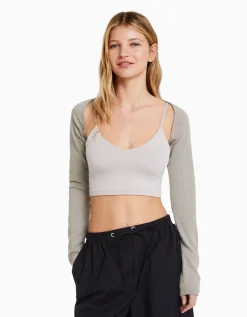 BERSHKA Manchettes basiques Rose Flash Sale