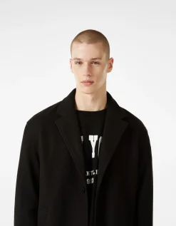 BERSHKA Manteau confort Camel Cheap