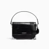 BERSHKA Minaudière texturée anse Noir Shop