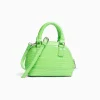 BERSHKA Mini-sac anse imitation croco Vert Cheap