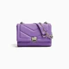 BERSHKA Mini-sac épaule matelassé chaîne Blanc Fashion
