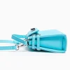 BERSHKA Mini-sac trapèze anse Bleu Cheap