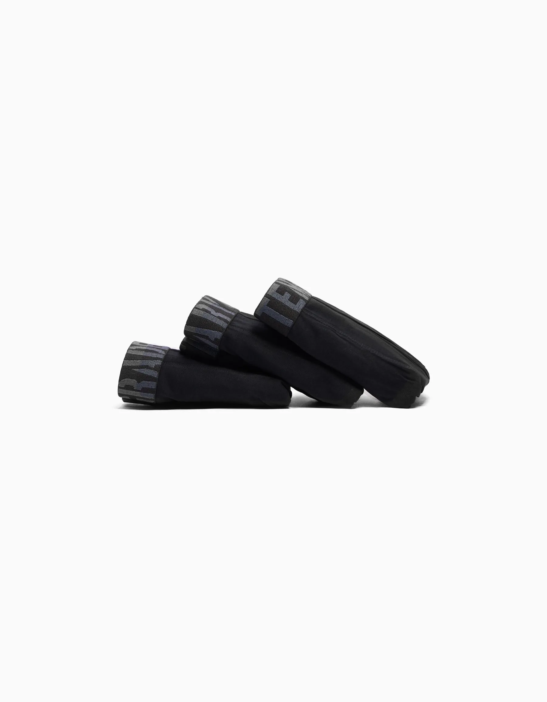 BERSHKA Pack 3 boxers lettering Noir Store