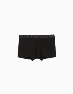 BERSHKA Pack 3 boxers lettering Noir Store