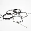 BERSHKA Pack 5 bracelets épingle à nourrice Noir Store