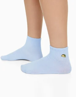 BERSHKA Pack 3 paires de socquettes brodées Blanc New