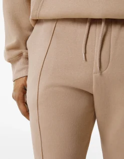 BERSHKA Pantalon jogger molleton Noir Fashion