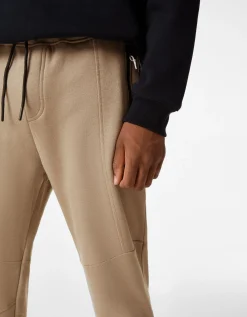 BERSHKA Pantalon jogger molleton découpes Gris Cheap