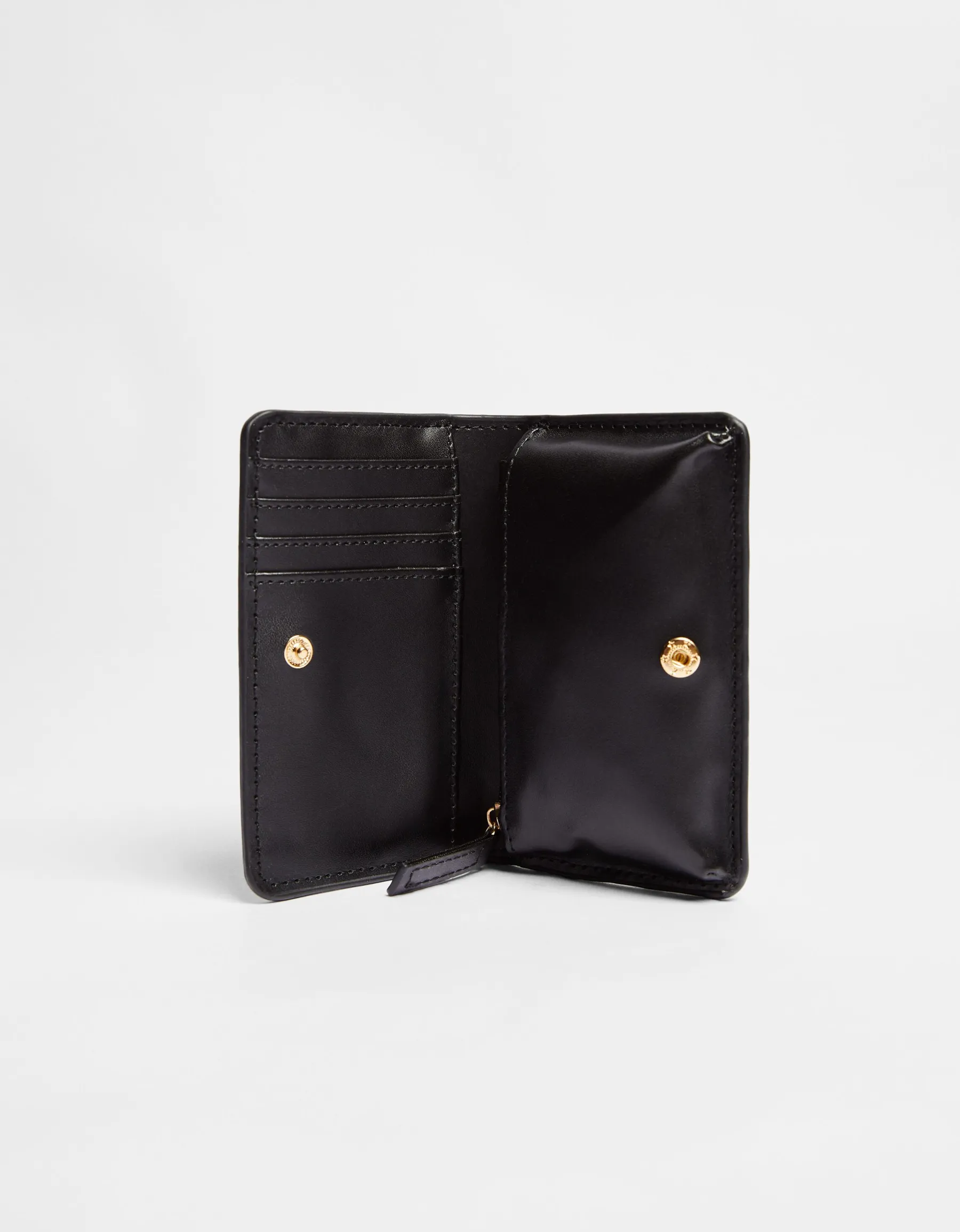 BERSHKA Porte-monnaie basic Noir Fashion