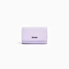 BERSHKA Porte-monnaie basique brillant Violet New