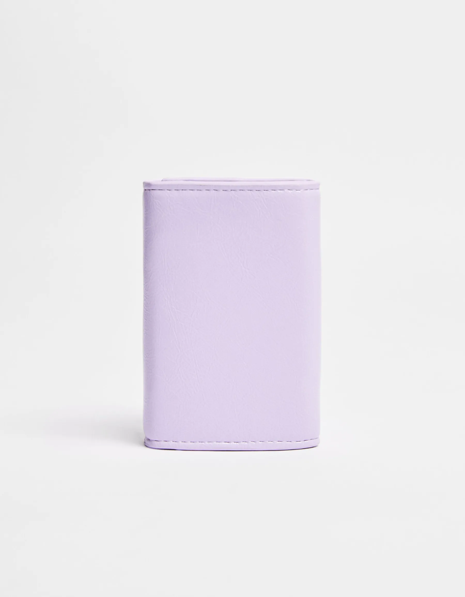 BERSHKA Porte-monnaie basique brillant Violet New