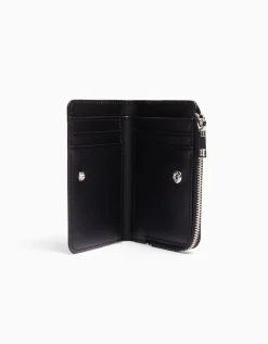 BERSHKA Porte-monnaie effet verni gravé imprimé animal Rouge Flash Sale