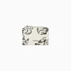 BERSHKA Porte-monnaie imprimé papillons Blanc Hot
