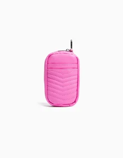 BERSHKA Porte-monnaie matelassé détail Blanc Flash Sale