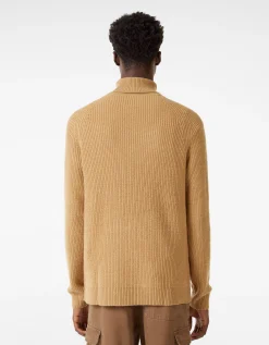 BERSHKA Pull col roulé épais Noir Best Sale