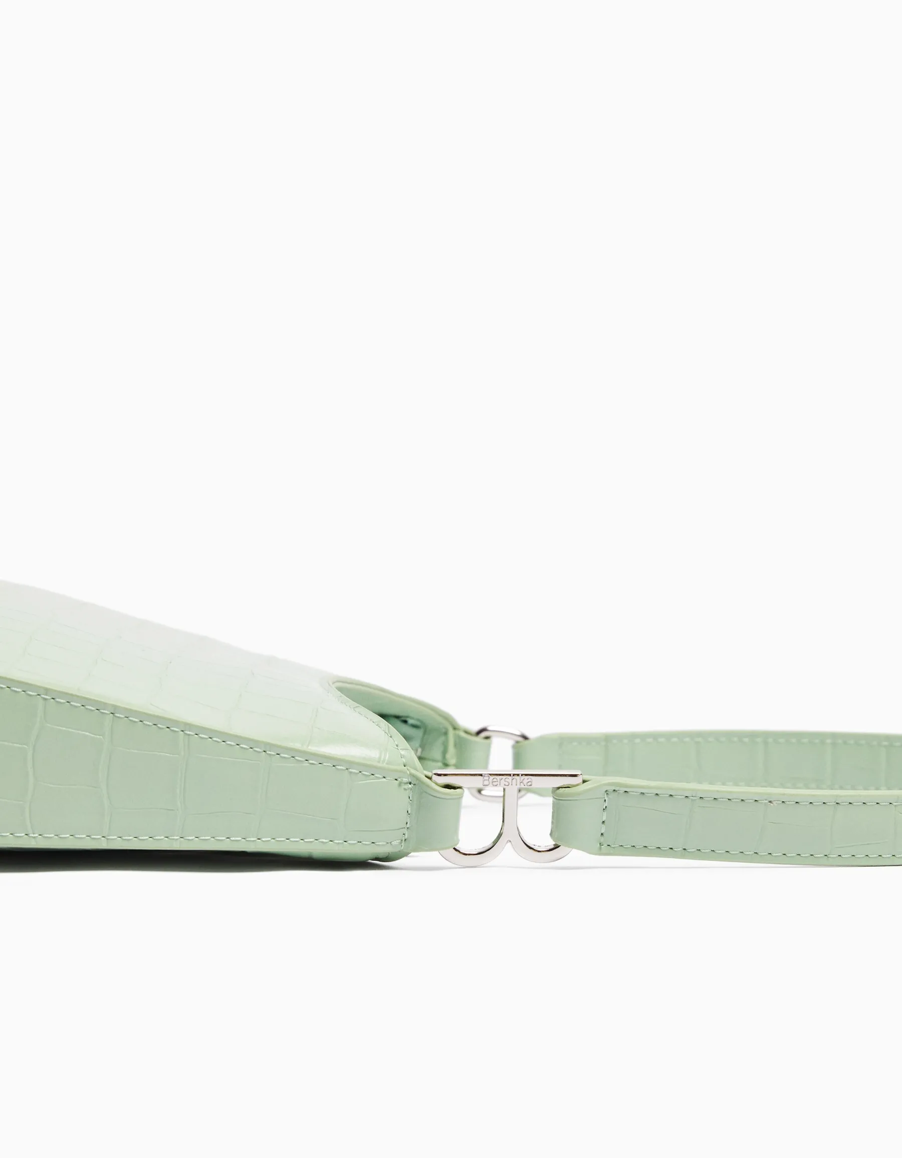 BERSHKA Sac anse Vert Discount