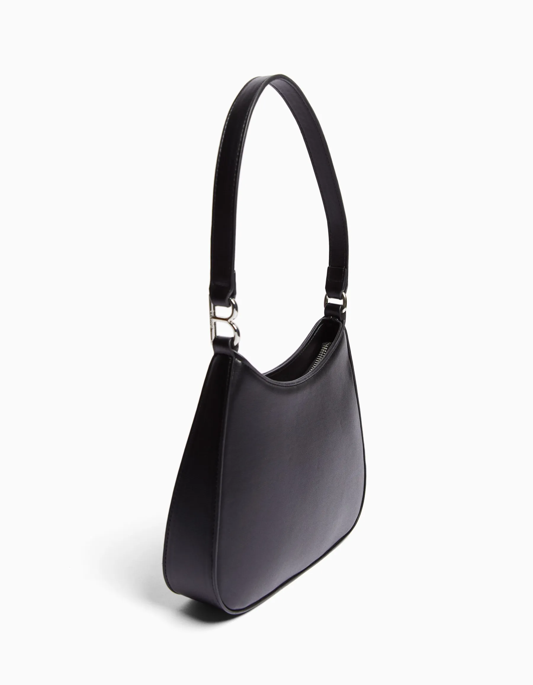 BERSHKA Sac anse Noir Cheap