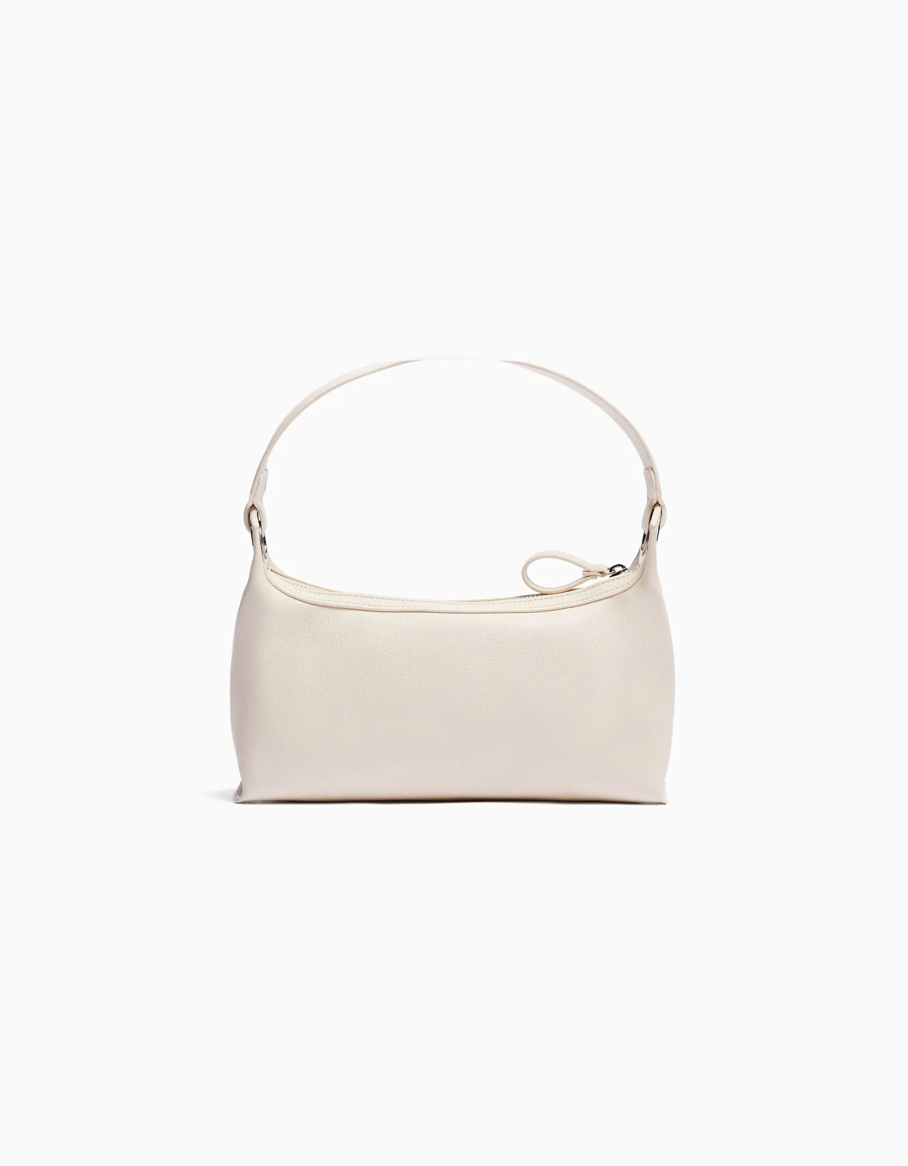 BERSHKA Sac anse anneau Blanc Online