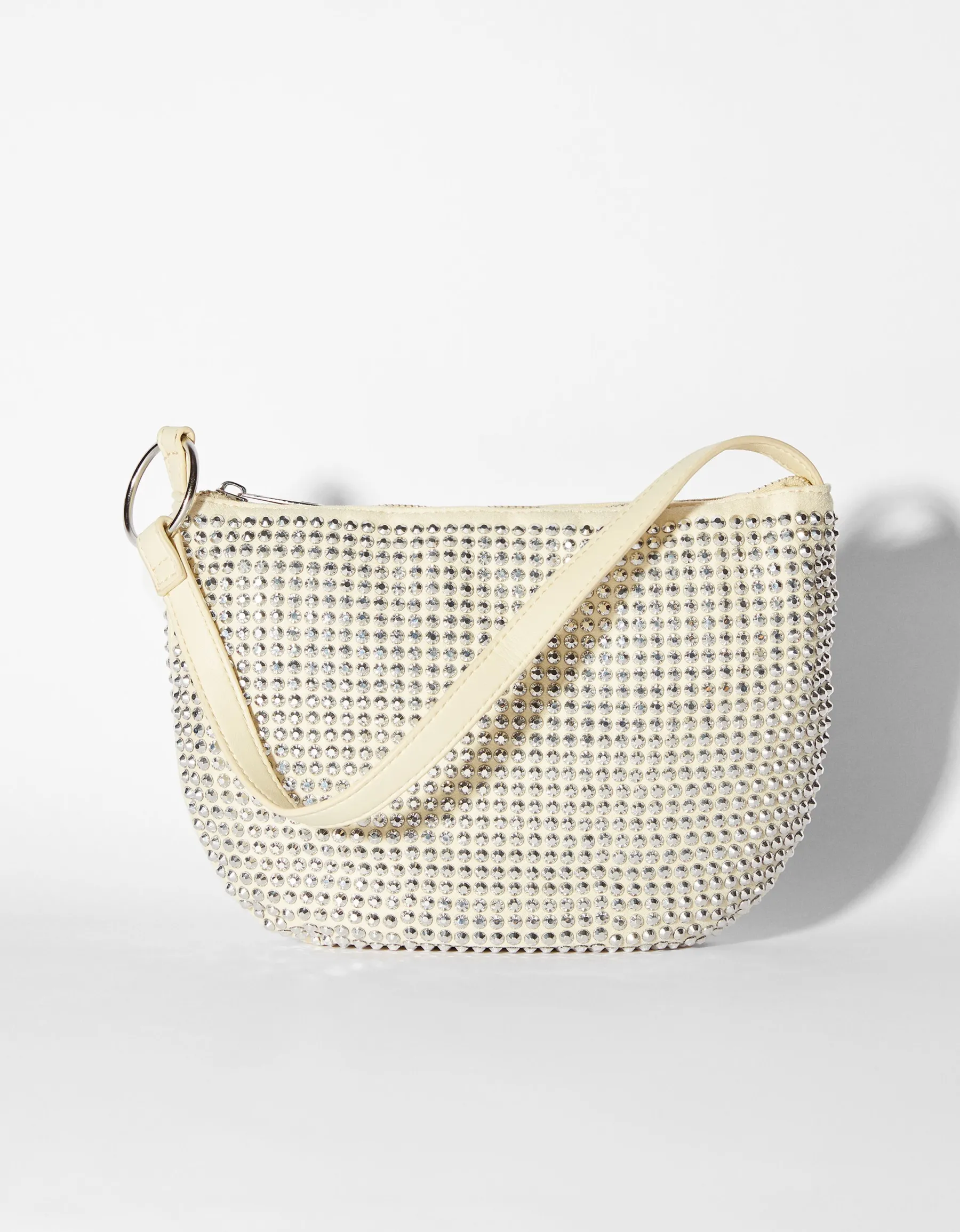 BERSHKA Sac anse strass Noir Shop