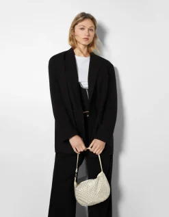 BERSHKA Sac anse strass Noir Shop