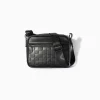 BERSHKA Sac bandoulière effet damier Noir Shop