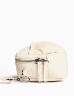 BERSHKA Sac bandoulière similicuir papillon Lime Best Sale