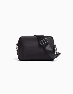 BERSHKA Sac besace uni Noir New