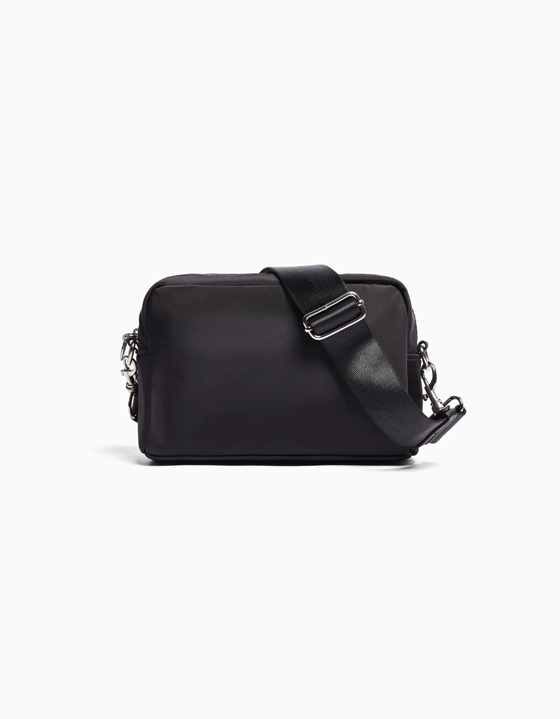 BERSHKA Sac besace uni Noir New