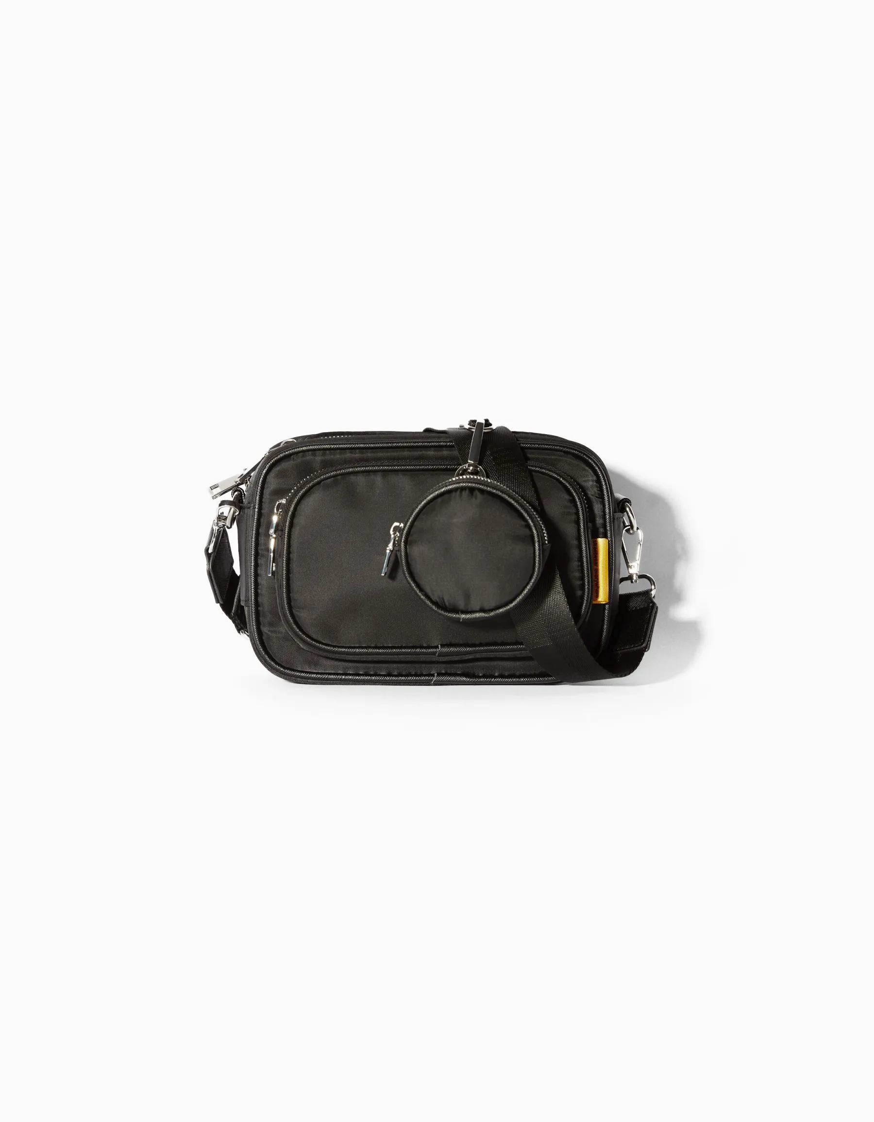BERSHKA Sac crossbody Noir Fashion