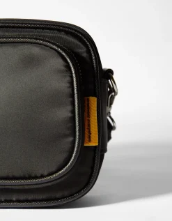 BERSHKA Sac crossbody Noir Fashion