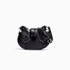 BERSHKA Sac denim anse gravure imprimé animal Noir Discount