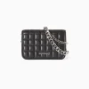 BERSHKA Sac matelassé chaîne Écru Flash Sale